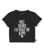 [ Pre-order ] Lace Lettering Baby T-shirts