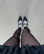 [ 現貨 ] 韓國製防 UV 提臀瘦腿黑絲襪 - 15D