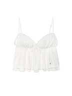 [ Pre-order ] Shirred Crinkle Bustier