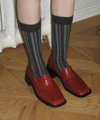 [ Pre-order ] Hayden 헤이든 스티치 페니로퍼 - 4colors