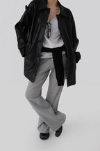 [ Pre-order ] Boot Cut Wide Pants