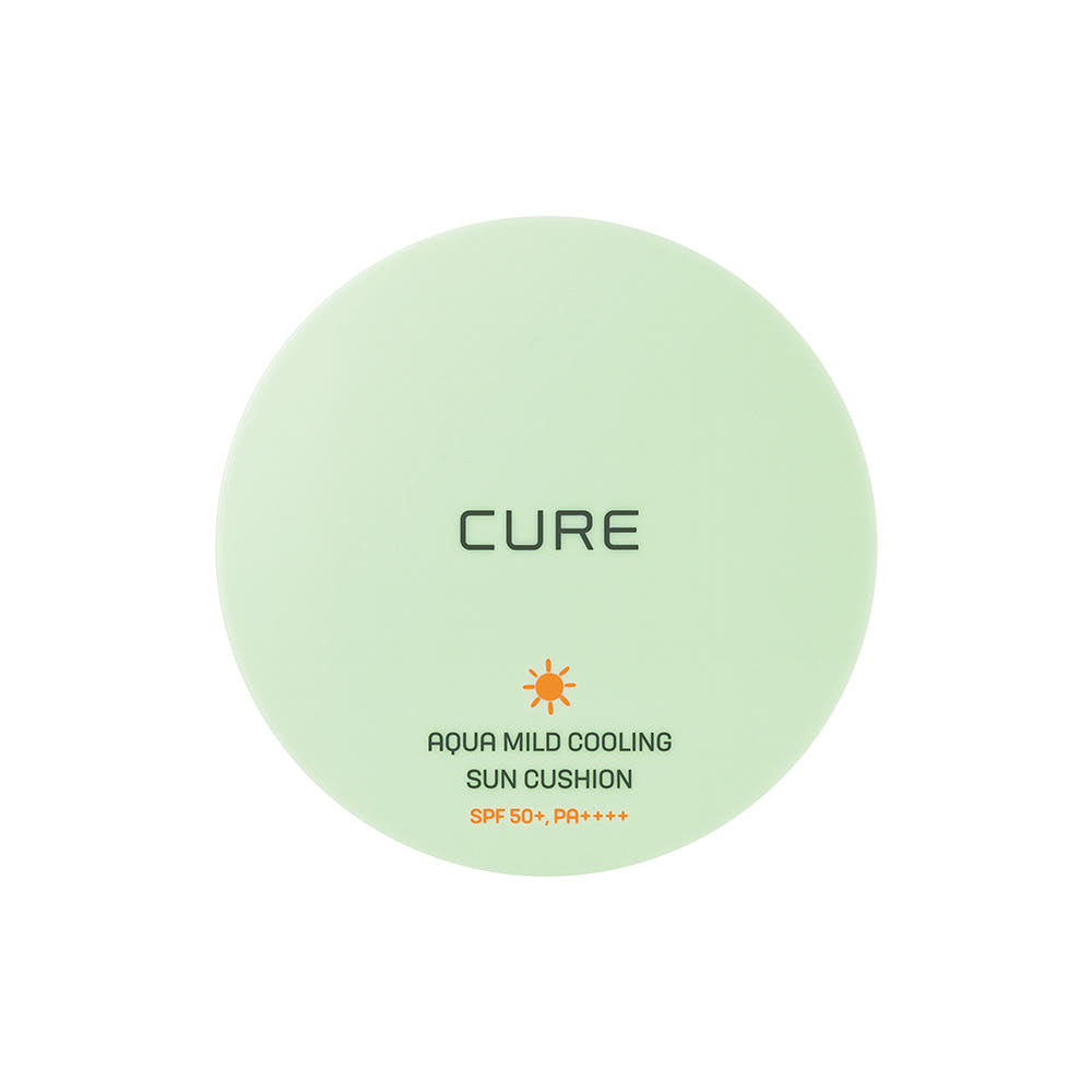 [ 店主推薦 Pre-order ] Cure 涼感水潤溫和防曬氣墊 ( 全家都可以使用 ) Aqua Mild Cooling Sun Cushion SPF50+ PA++++