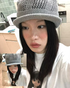 [ 現貨 ] Coy Visor Crochet Beanie