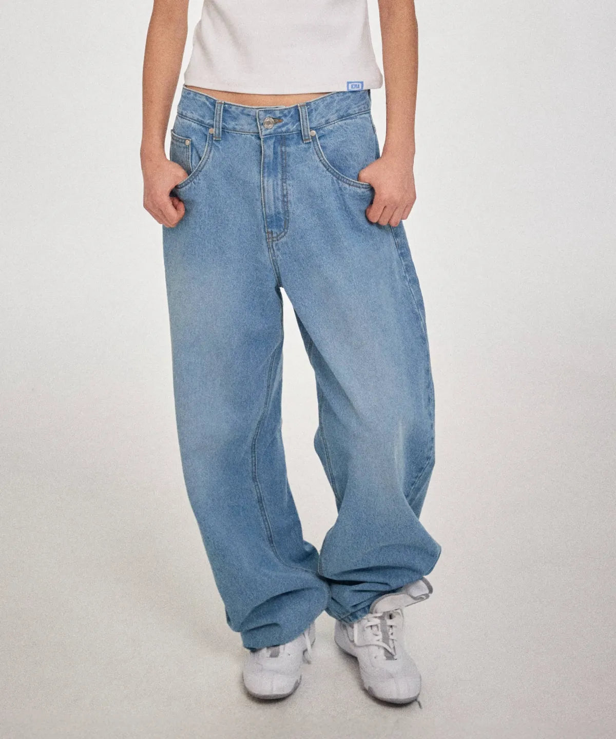[ Jennie 同款 Pre-order ] Women Era Wide Fit Denim Pants