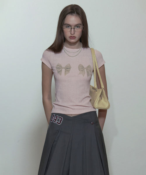 [ Pre-order ] Sculptor Bow Bow Baby Tee