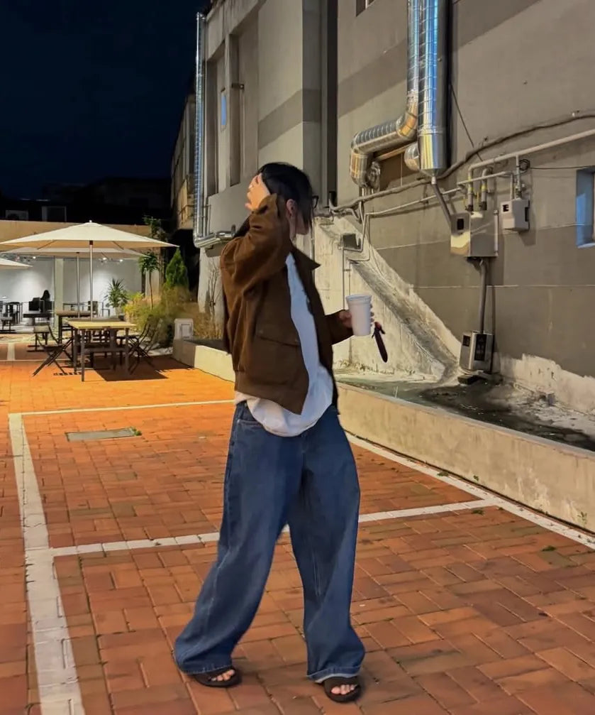 [ Pre-order ] Men Era Wide Fit Denim Pants