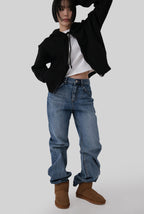 [ 已停產 ] Casual Knit Hood Zip-up