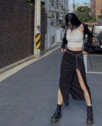 [ Pre-order ] Threetimes Jewel tank top cropped length