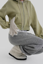 [ Pre-order ] Autumn Kent Sheepskin Hooded Zip-up