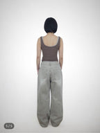 [ Pre-order ] Unisex Pigment Baggy Jeans