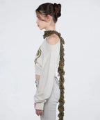 [ 現貨 ] Sculptor Off-Shoulder Cropped Sweatshirt