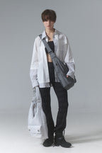 [ Pre-order ] Stripe Pocket Cross Bag