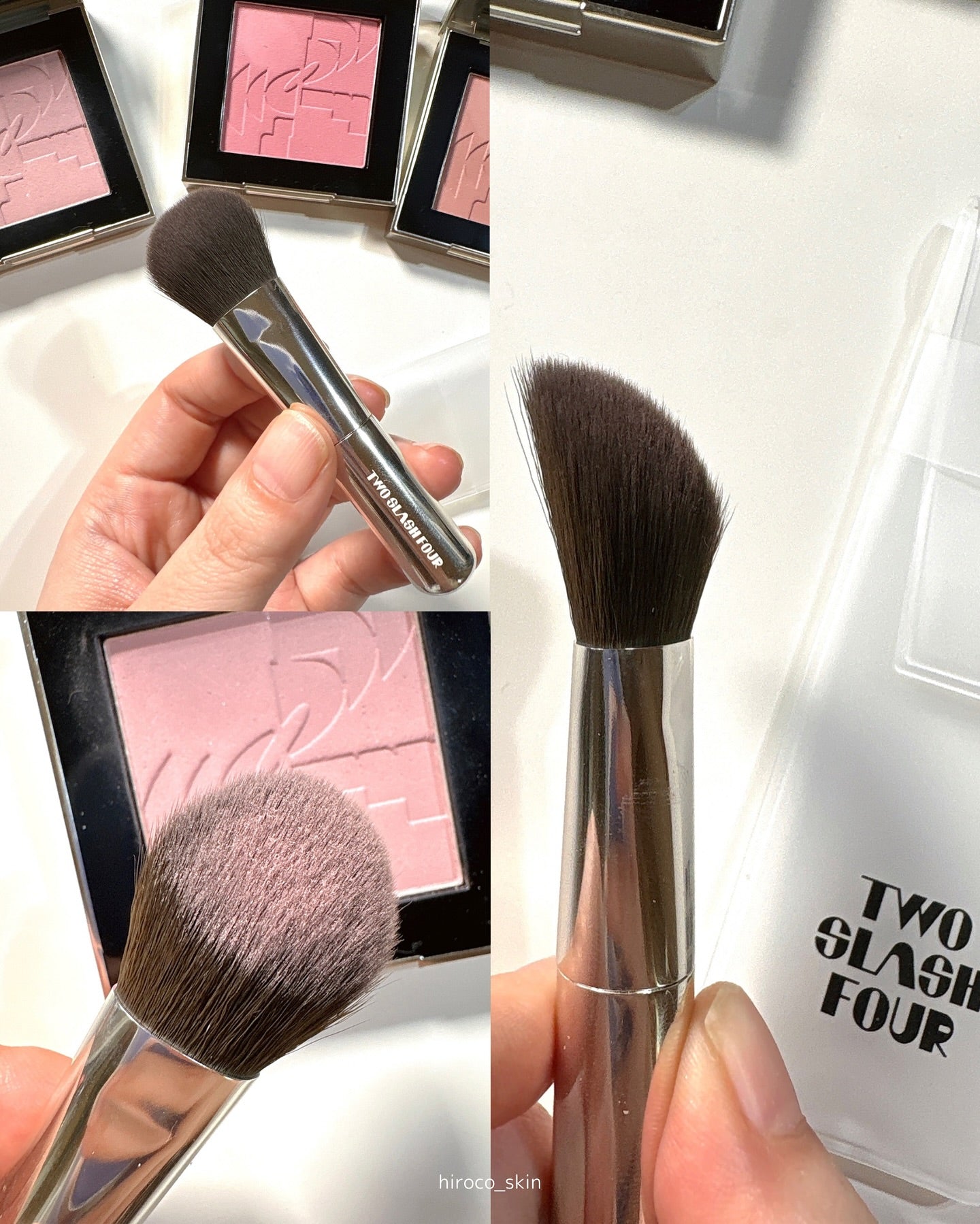 [ Mindy大推 - 現貨 ] Two Slash Four 微光澤胭脂 All Over Face Blush ( 附送胭脂掃 )