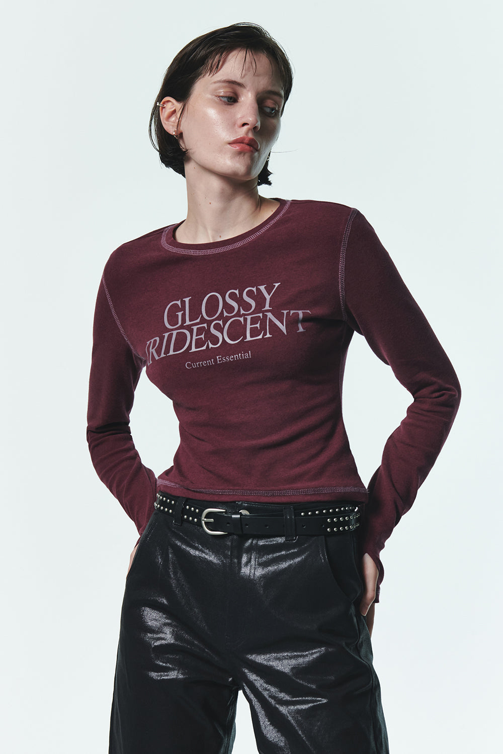 [ 已停產 ] Current Iridescent Long Sleeve Tee