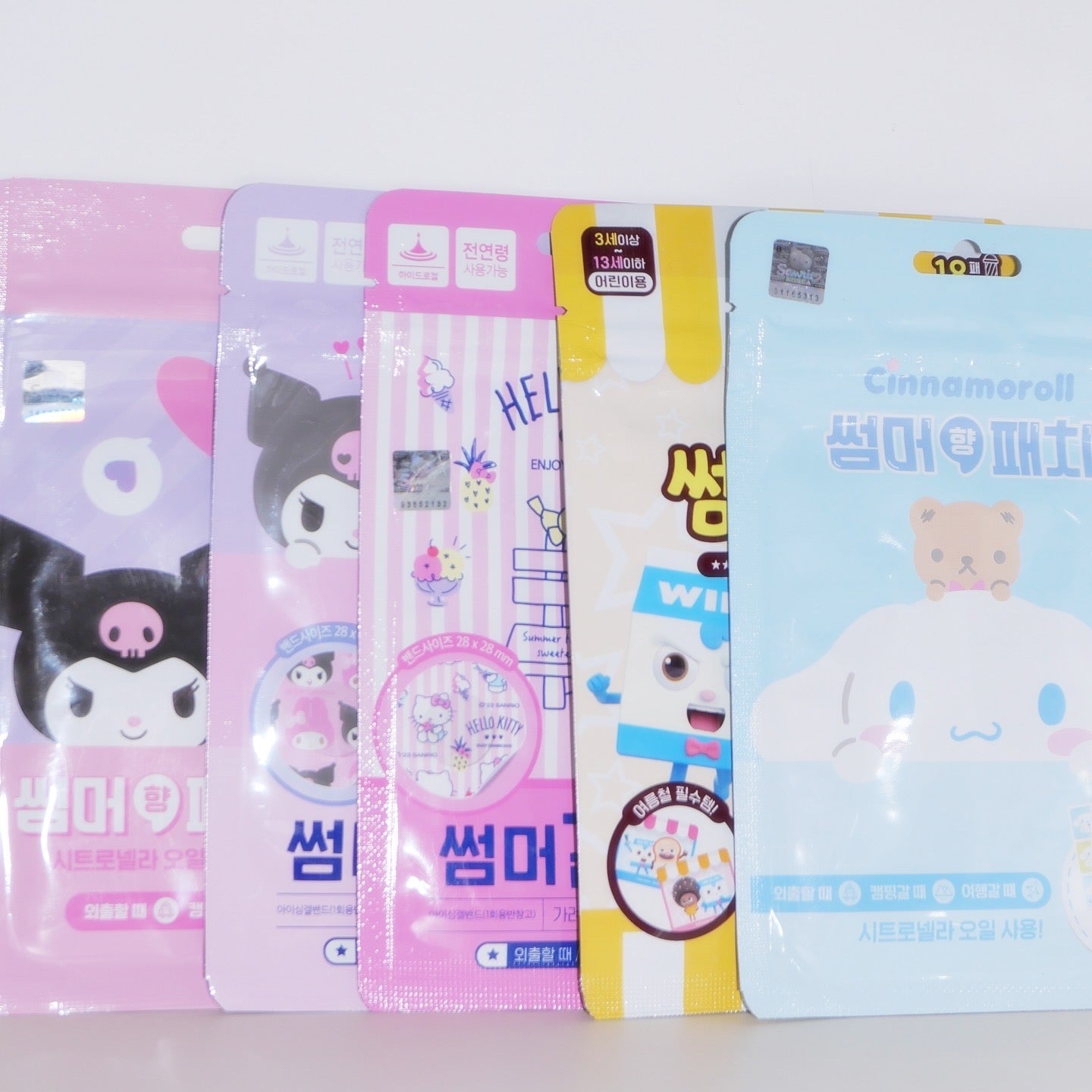 [ 韓國直送🇰🇷現貨 ] Sanrio 正方形兒童防蚊貼 ( 18個入 )