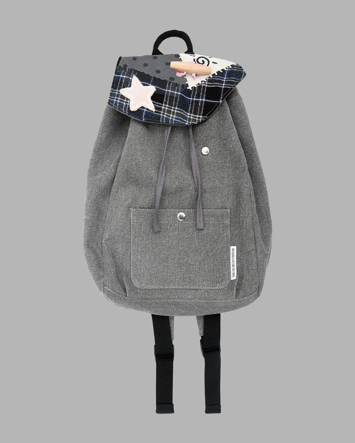 [ Pre-order ] Patchwork String Mini Backpack