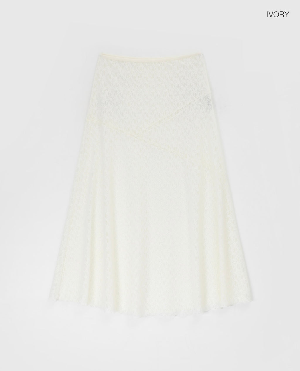 [ Pre-order ] Blackup Made Floppy Layered Lace Long Skirt
