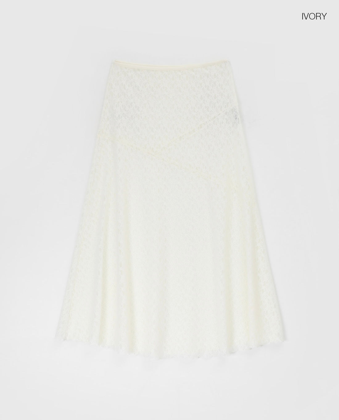[ Pre-order ] Blackup Made Floppy Layered Lace Long Skirt