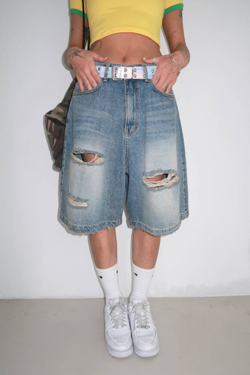 [ Pre-order ] Oatmeal Vintage Washing Jorts