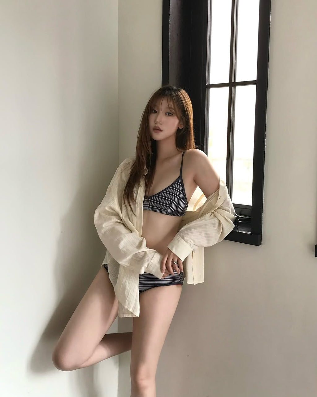 [ Pre-order ] 間條內衣套裝👙 Pattern Oh! Bra Panty SET ( 內附胸墊 )