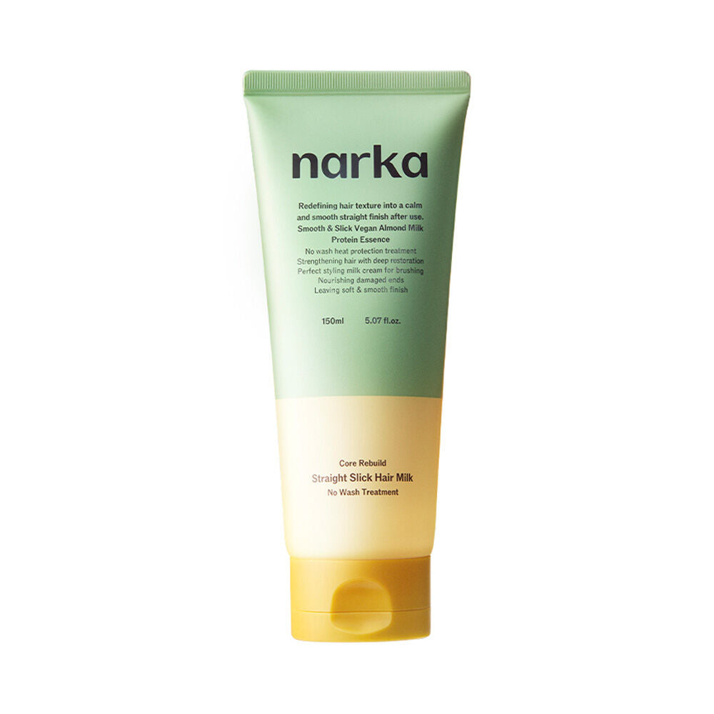[ 現貨 ] Narka 免洗抗熱蛋白修護髮膜 ( 夾頭髮前可用 ) Core Rebuild Straight Slick Hair Milk 150ml