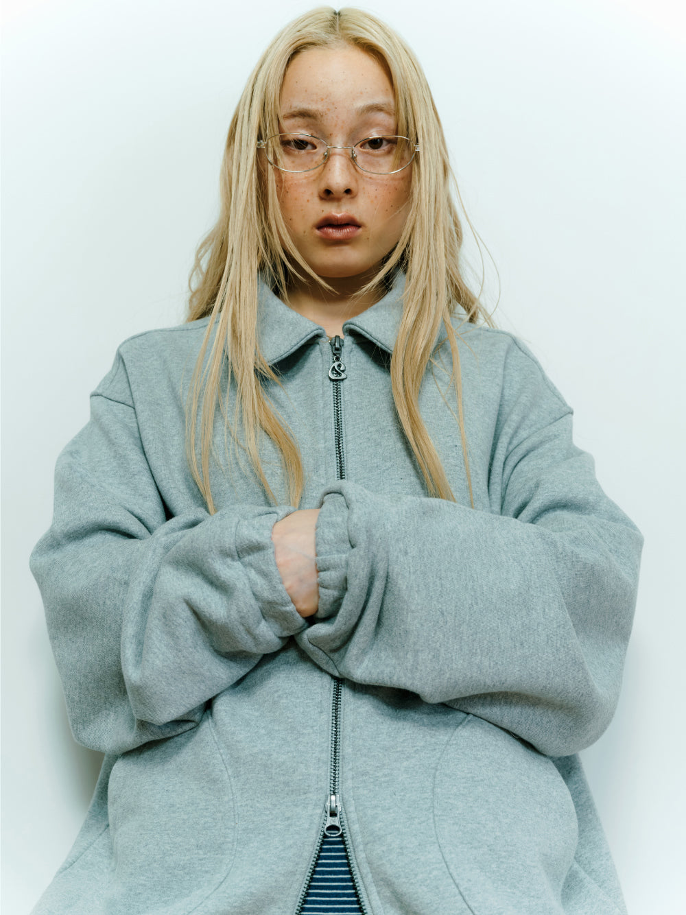 [ Pre-order ] 038 Round Track Zip-up