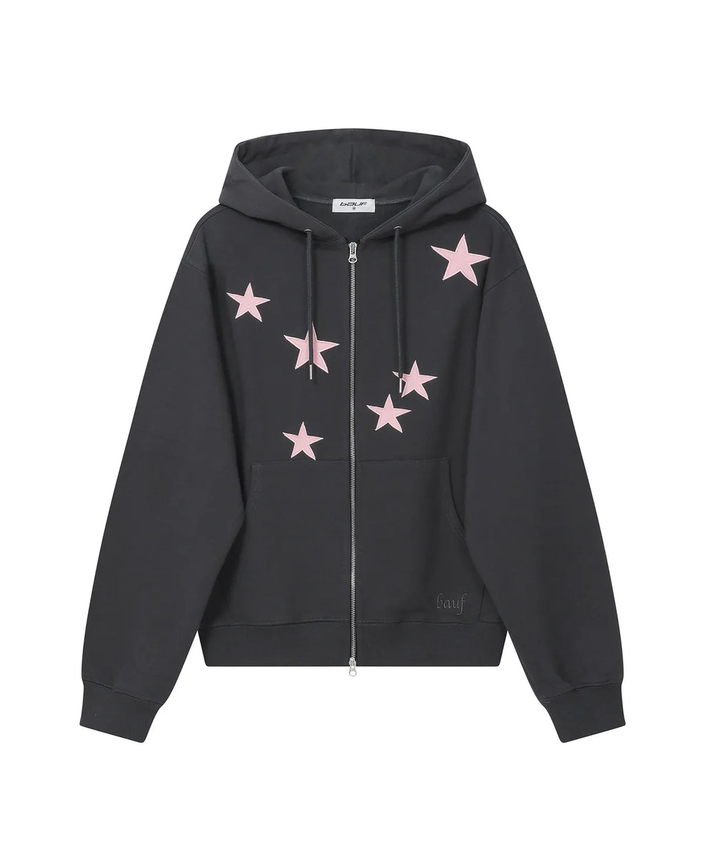 [ Pre-order ] Star Simple Hoodie Zip-up