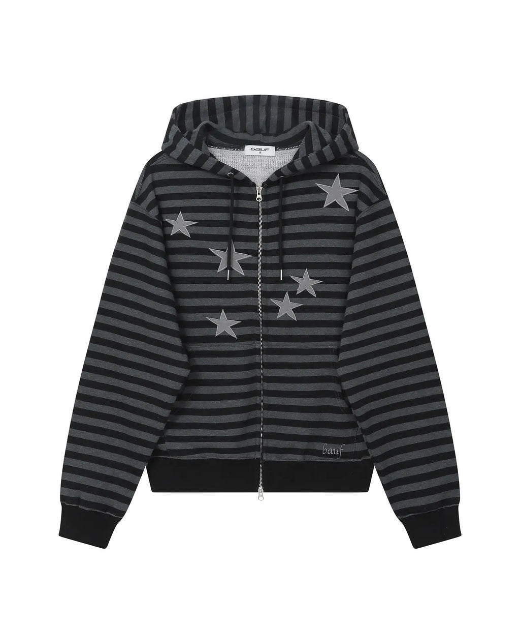 [ Pre-order ] Star Simple Hoodie Zip-up