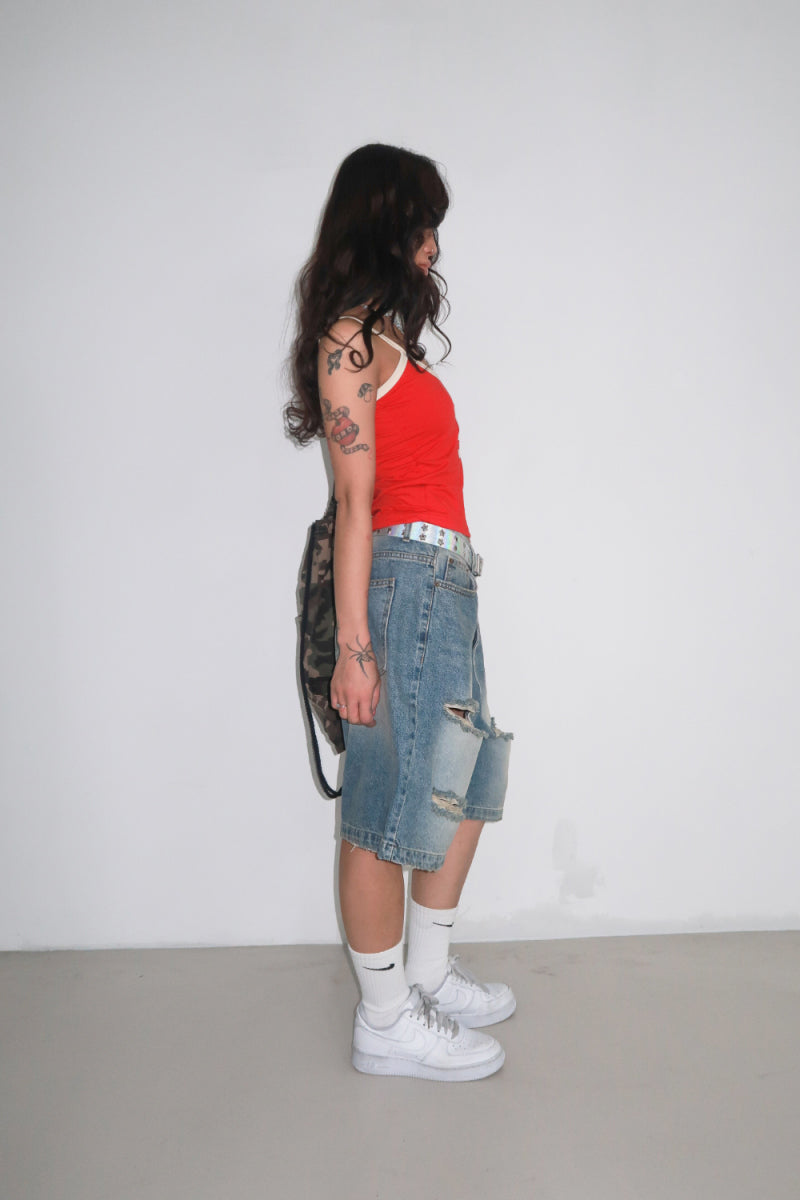 [ Pre-order ] Oatmeal Vintage Washing Jorts