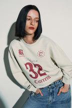 [ 已停產 ] CURRENT 32 football sweatshirt (charcoal)