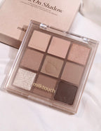 [ 店主自留 - 現貨 ] Milk Touch X Happyrim🥣九宮格眼影盤🥛 ( 臥蠶/提亮/陰影/胭脂/鼻影都有! )