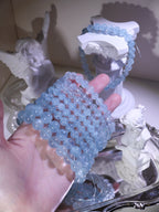 [ 現貨 ] 🇧🇷巴西老礦碎冰冰海藍寶 Natural Brazil Aquamarine Bracelet