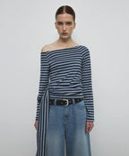 [ Pre-order ] Stripe Strap T-Shirt