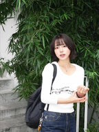 [ Pre-order ] Glowny Texas Waffle Long Sleeve