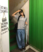 [ Jennie 同款 Pre-order ] Women Era Wide Fit Denim Pants