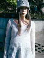 [ 現貨 ] Coy Visor Crochet Beanie