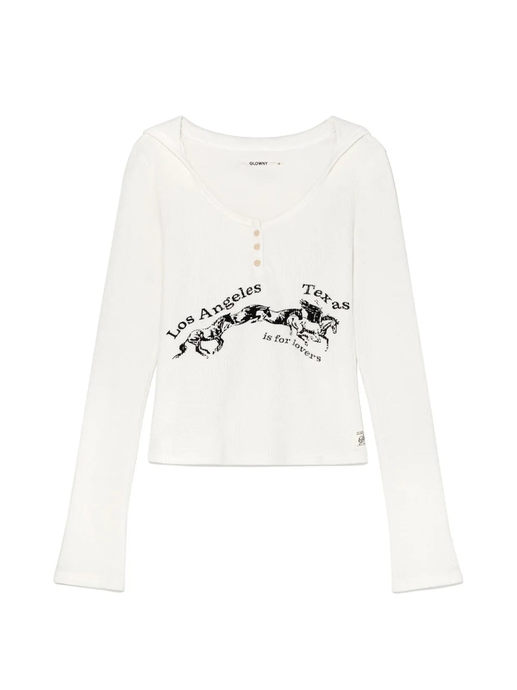 [ Pre-order ] Glowny Texas Waffle Long Sleeve