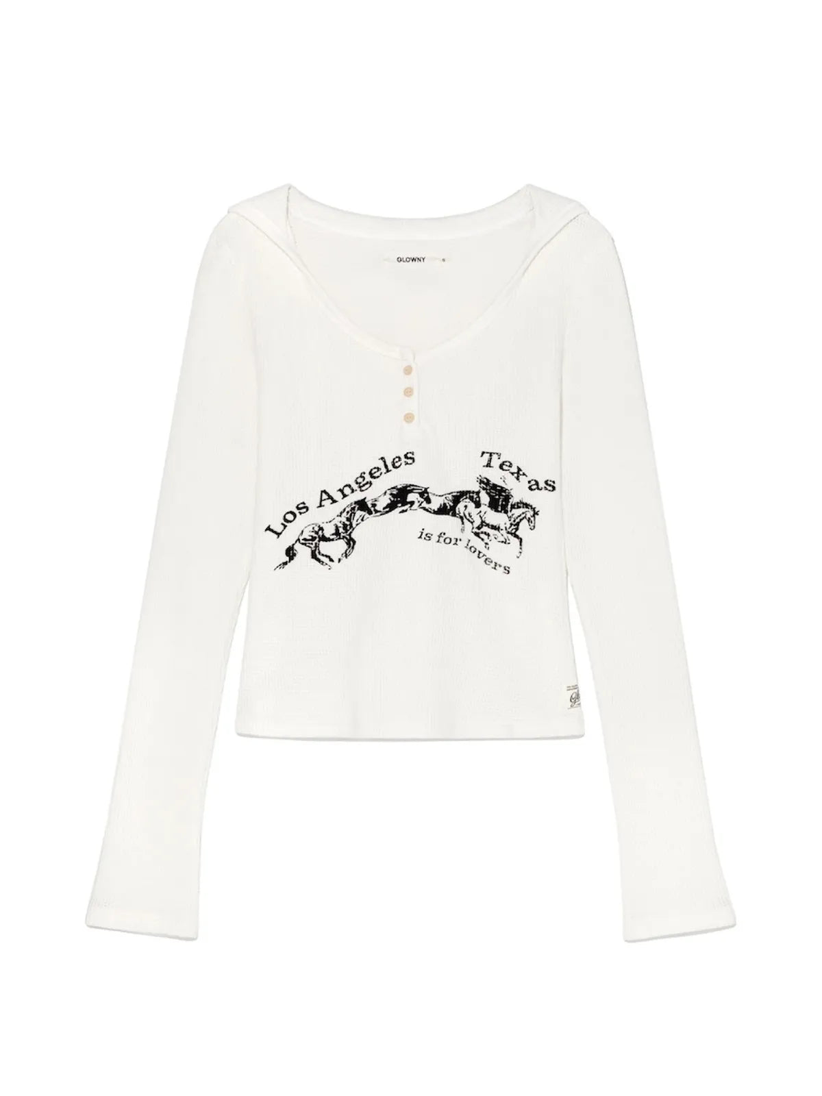 [ Pre-order ] Glowny Texas Waffle Long Sleeve