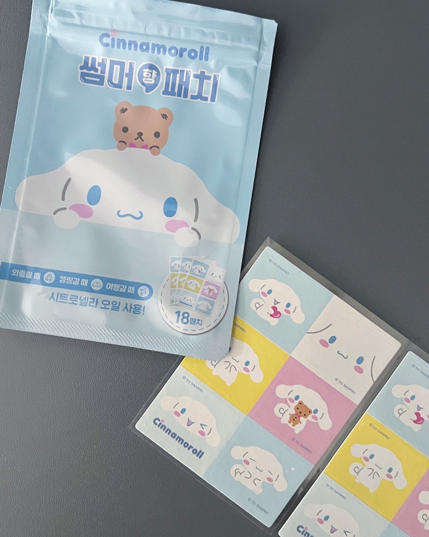 [ 韓國直送🇰🇷現貨 ] Sanrio 正方形兒童防蚊貼 ( 18個入 )