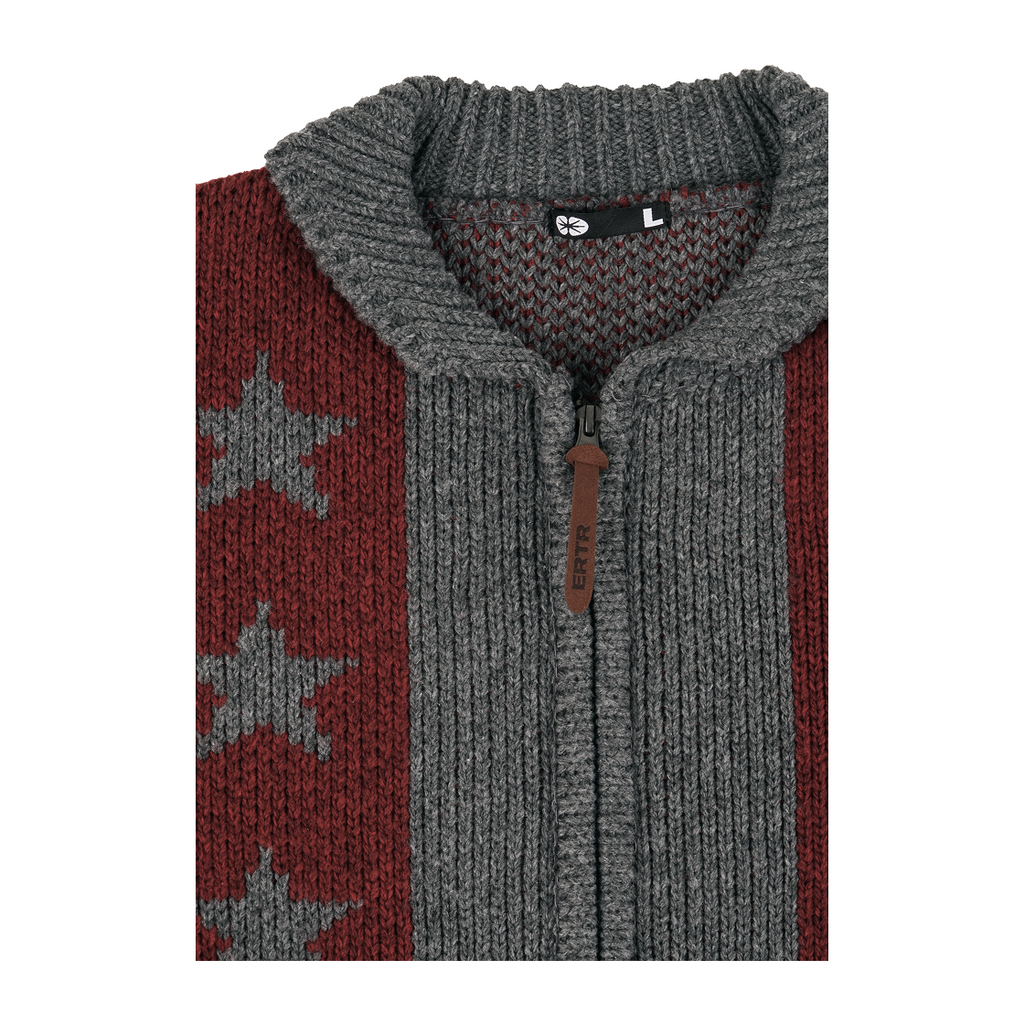 [ Pre-order ] Space Cow Cowichan Knit Jacket Grey