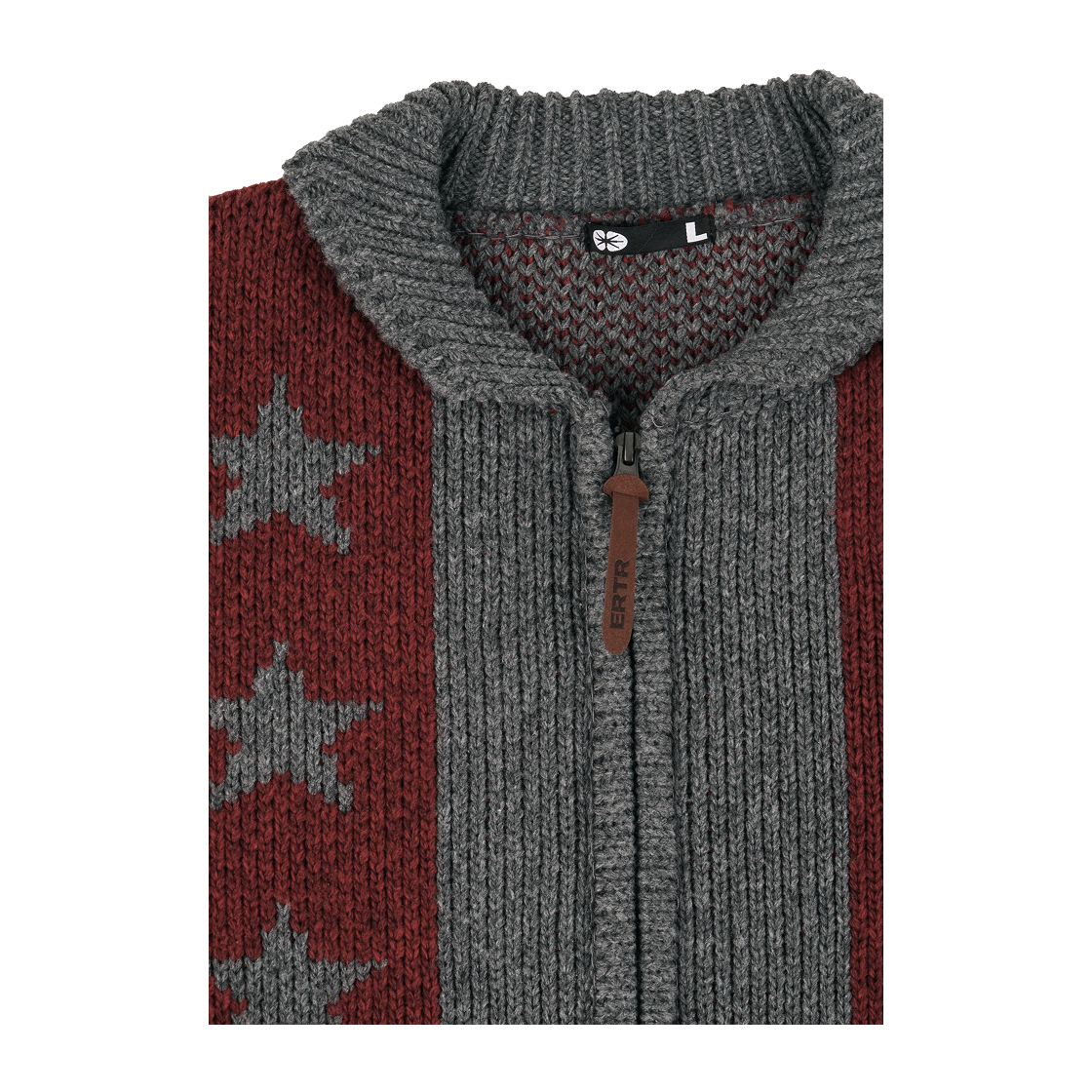 [ Pre-order ] Space Cow Cowichan Knit Jacket Grey