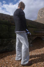 [ Pre-order ] Asteroid Rodeo Henry Neck LS T-Shirt Ivory