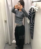 [ Pre-order ] Rockcake Check Layered 96 Wide 2way Jogger