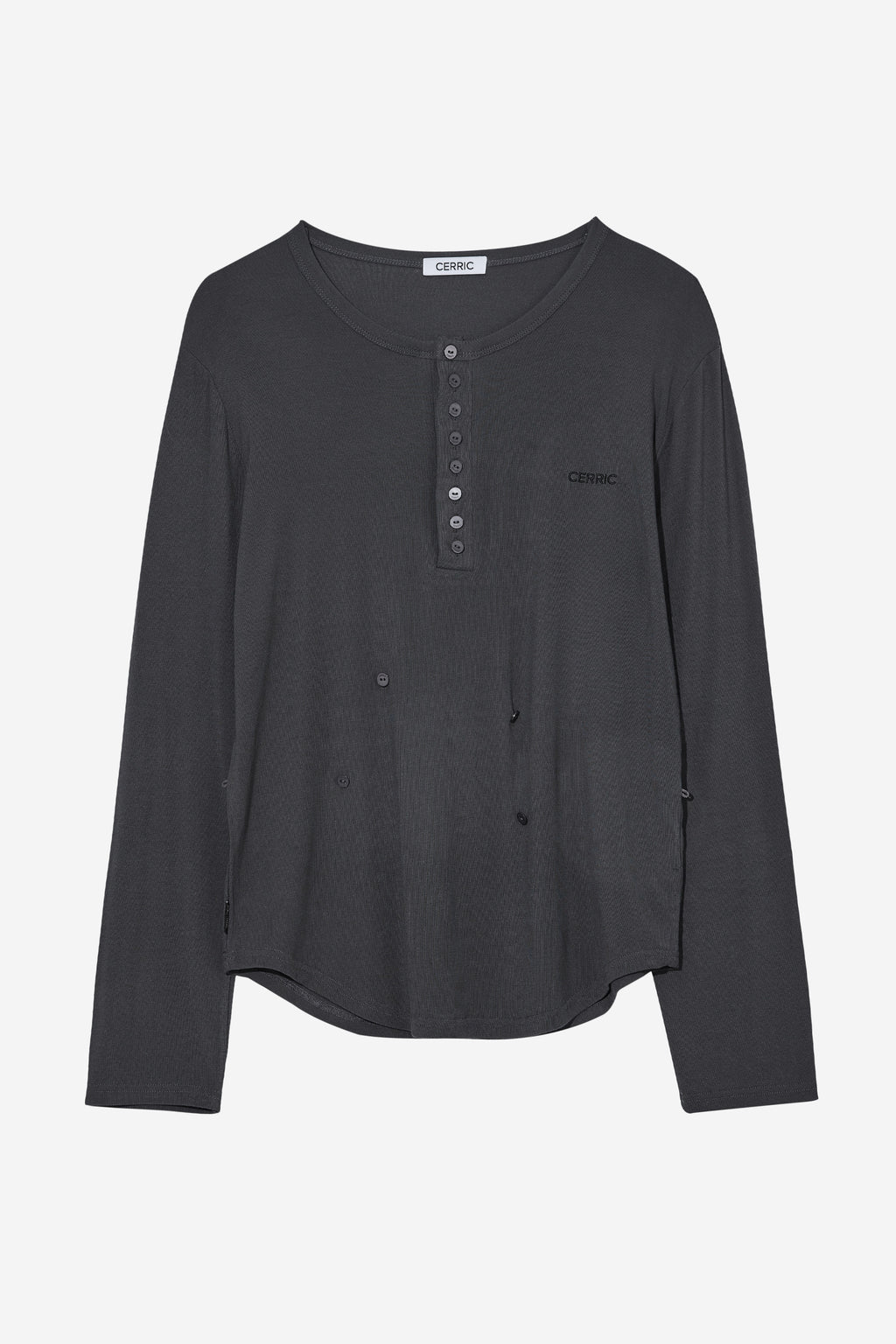 [ Pre-order ] Button Henley Neck Top
