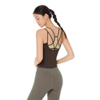 [ 店主推薦 Pre-order ] Andar Sport Fashion Open Back Tank Top ( 連可拆卸薄胸墊 )