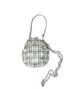 [ 現貨 ] Check Printed Frame Mini Bag ( Green )