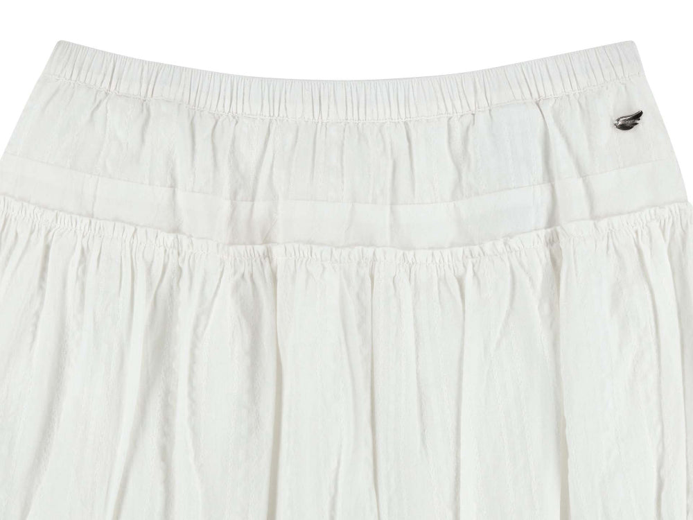 [ Pre-order ] Shirring Mid Skirt