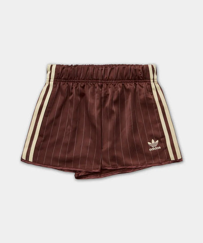 [ Pre-order ] Adidas 短版 핀스트라이프 새틴 숏 팬츠 ( M啡色有現貨 )