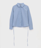 [ Pre-order ] Blackup Made Wellin Waist Stripe Shirt