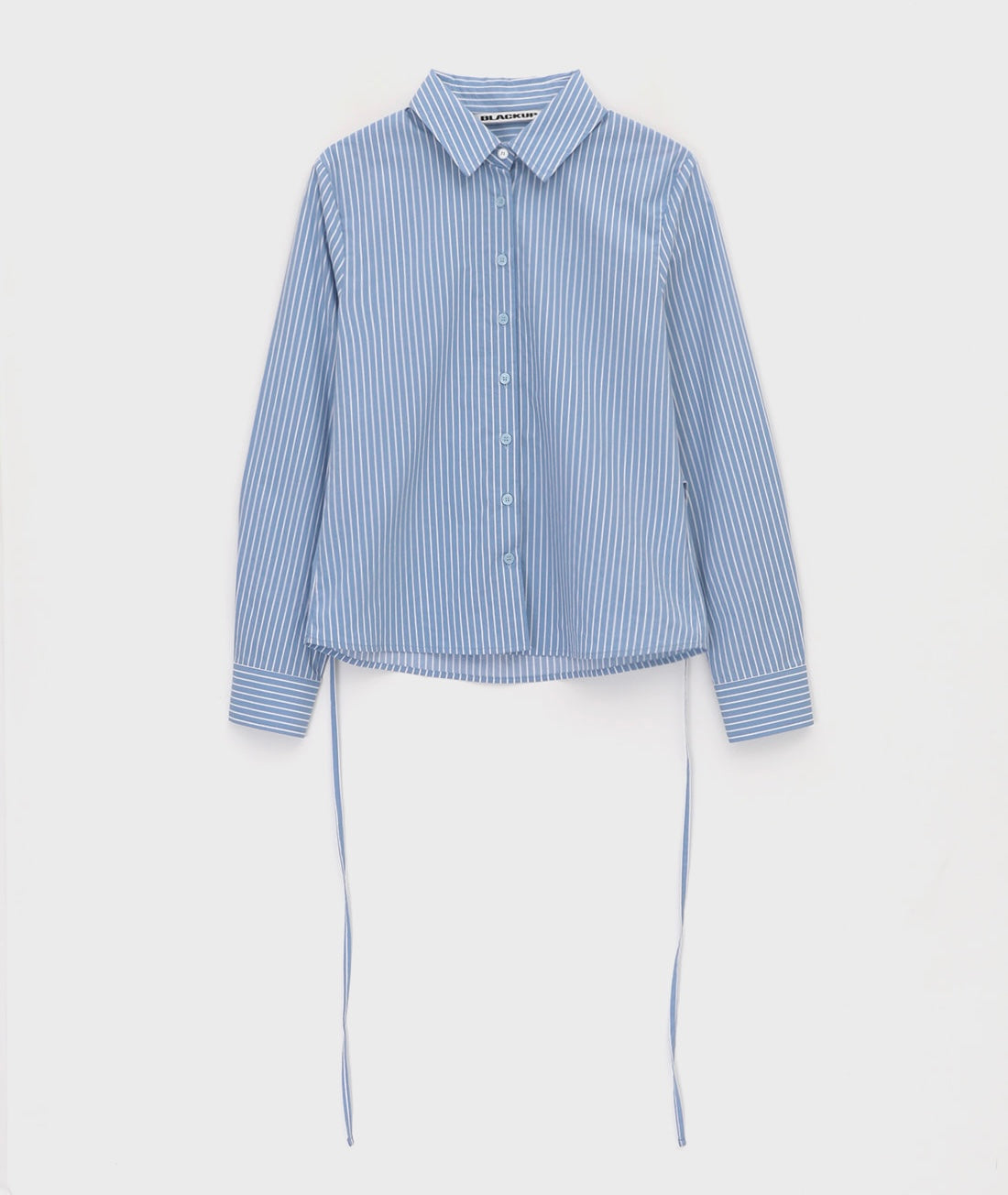 [ Pre-order ] Blackup Made Wellin Waist Stripe Shirt